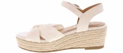 Sandals|BTW Soda Dorothy Eyelet Youth Girls' (11-3) Wedge Sandal White