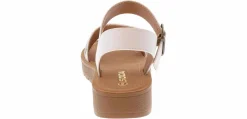 Comfort Sandals|SODA Hammer Women’s Platform Sandal White