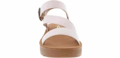 Comfort Sandals|SODA Hammer Women’s Platform Sandal White