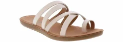 Flat Sandals|SODA Isabel Women’s Sandal White