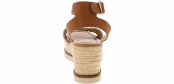 Comfort Sandals|Wedge & Platform Sandals|SODA Laguna Women's Wedge Sandal Brown