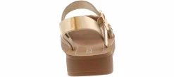 Sandals|SODA Mauve Multi Woven Youth Girls' (11-3) Platform Sandal Brown
