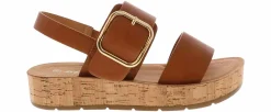 Comfort Sandals|Wedge & Platform Sandals|SODA Raccoon Women's Fashion Sandal Beige