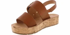 Comfort Sandals|Wedge & Platform Sandals|SODA Raccoon Women's Fashion Sandal Beige