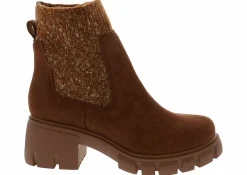 Short Boots & Booties|Wedge & Heeled Boots|SODA Zordy Women’s Fashion Boot Brown