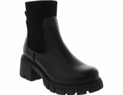 Wedge & Heeled Boots|SODA Zordy Women’s Fashion Boot Black