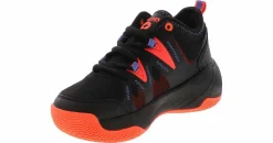Athletics & Sneakers|SPALDING Regulator Firey Coral Youth Boys’ (11-7) Basketball Shoe Black
