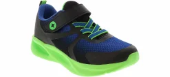 Athletics & Sneakers|SPALDING Sidney Royal Youth Boys’ (11-3) Wide-Width Light-up Shoe Blue