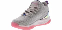 Athletic & Sneakers|SPALDING Webb Youth Girls’ (11-3) Mid Top Basketball Sneaker Grey