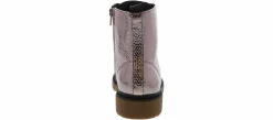 Boots|SPROX Hollywood Pewter Snake Youth Girls' (11-4) Combat Boot Silver