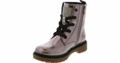 Boots|SPROX Hollywood Pewter Snake Youth Girls' (11-4) Combat Boot Silver