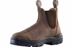 Metguard|Safety Toe Boots|STEEL BLUE Hobart Met Men's Steel Toe Work Boot Brown