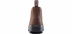 Safety Toe Boots|Slip Resistant|STEEL BLUE Hobart Met Women's Steel Toe Work Boot Brown