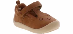 Casual|STRIDE RITE Cheyenne Tan Infant Girls’ (3-6) Fashion Shoe Beige