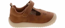 Casual|STRIDE RITE Cheyenne Tan Infant Girls’ (3-6) Fashion Shoe Beige