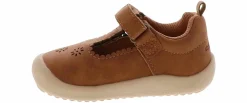 Casual|STRIDE RITE Cheyenne Tan Infant Girls’ (3-6) Fashion Shoe Beige