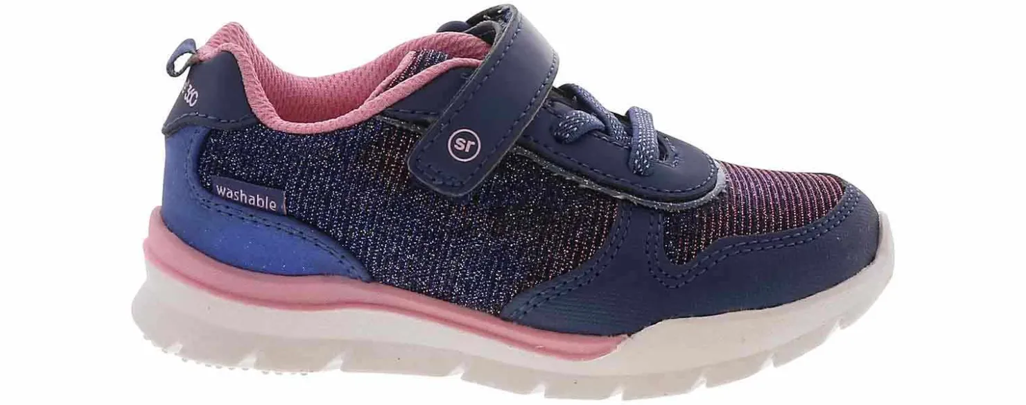 Athletic & Sneakers|STRIDE RITE Evelyn Navy Toddler Girls' (5-10) Athletic Shoe Blue