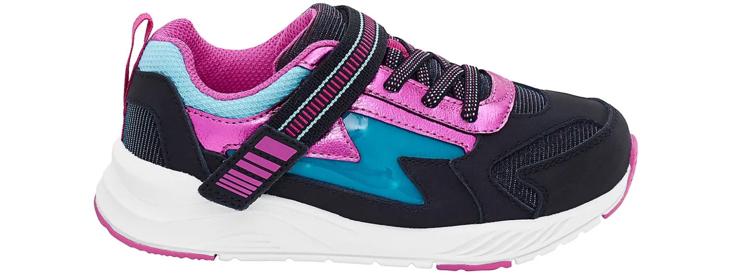 Athletic & Sneakers|STRIDE RITE Lighted Cosmic Adapt Youth Girls' (10.5-13) Extra Wide-Width Athletic Shoe Black