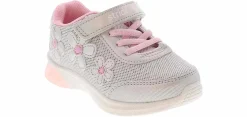 Casual|STRIDE RITE Petal 2 Toddler Girls' (7-10) Light Up Athletic Shoe Grey