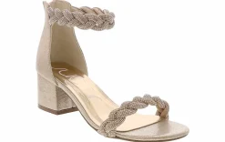Heeled Sandals|Special Occasion|SUGAR Myah Glimmer Stones Women’s Fashion Heel Silver