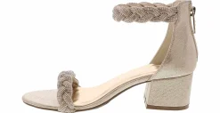 Heeled Sandals|Special Occasion|SUGAR Myah Glimmer Stones Women’s Fashion Heel Silver