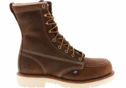 Safety Toe Boots|Slip Resistant|THOROGOOD American Heritage Men's Steel Toe Work Boot Brown