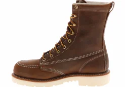 Safety Toe Boots|Slip Resistant|THOROGOOD American Heritage Men's Steel Toe Work Boot Brown