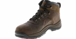 Safety Toe Boots|Slip Resistant|TIMBERLAND PRO Flume Men’s Steel Toe Work Boot Brown