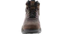 Safety Toe Boots|Slip Resistant|TIMBERLAND PRO Flume Men’s Steel Toe Work Boot Brown