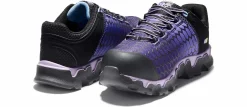 Safety Toe Athletics|Slip Resistant|TIMBERLAND PRO Powertrain Women's Alloy Toe Work Shoe Purple