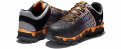 Safety Toe Boots|Slip Resistant|TIMBERLAND PRO Powertrain Men's Alloy Toe Work Shoe Black