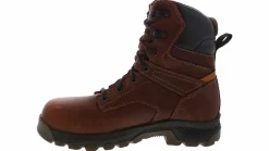 Safety Toe Boots|Slip Resistant|TIMBERLAND PRO Titan EV 8-Inch Men’s Wide-Width Composite Toe Work Boot Brown