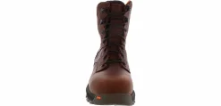 Safety Toe Boots|Slip Resistant|TIMBERLAND PRO Titan EV 8-Inch Men’s Wide-Width Composite Toe Work Boot Brown