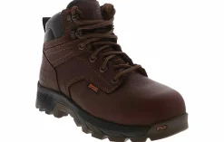 Safety Toe Boots|Slip Resistant|TIMBERLAND PRO Titan EV Women’s Composite Toe Work Boot Brown