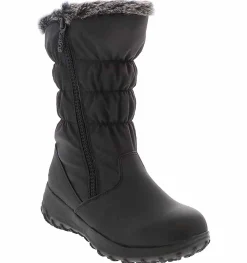 Winter Boots|Tall Boots|TOTES Henrique Women’s Weather Boot Black