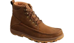 Hiking Boots|Trail & Hiking Shoes|TWISTED X 6 In Men's Hiker Driving Moc Brown