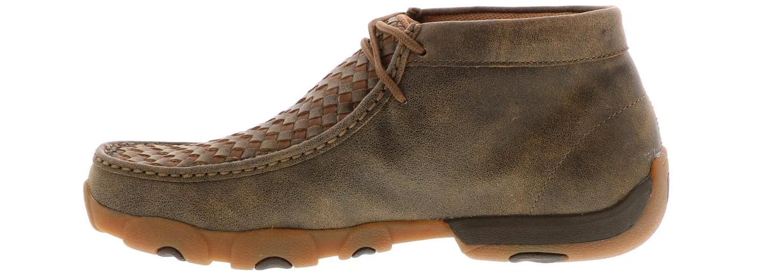Comfort Shoes|Short Boots|TWISTED X Bomber Men's Driving Moc Brown