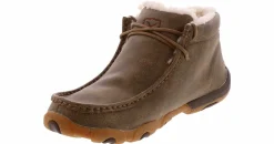 Comfort Shoes|TWISTED X Chukka Fleece Women’s Driving Moc Brown