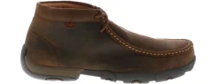 Safety Toe Boots|TWISTED X Driving Moccasin Men's Steel Toe Work Shoe Brown
