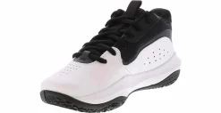 Athletics & Sneakers|UNDER ARMOUR Under Amour Lockdown 7 Junior Boys' (4-7) Basketball Shoe White