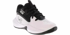 Athletics & Sneakers|UNDER ARMOUR Under Amour Lockdown 7 Youth Boys' (11-3) Basketball Shoe White