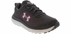 Running Shoes|Athleisure & Casual|UNDER ARMOUR Charged Assert 10 Women's Wide-Width Running Shoe Grey