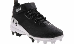 Athletics & Sneakers|UNDER ARMOUR Harper 7 Jr. Boys’ (11-6) Mid Top Baseball Cleat Black
