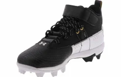 Athletics & Sneakers|UNDER ARMOUR Harper 7 Jr. Boys’ (11-6) Mid Top Baseball Cleat Black