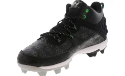 Cleats|UNDER ARMOUR Harper 8 Mid RM Men’s Baseball Cleat Black