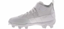 Athletics & Sneakers|UNDER ARMOUR Harper 7 Mid RM Junior Boys’ (11-4) Baseball Cleat White