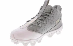 Cleats|UNDER ARMOUR Harper 9 RM Men’s Mid Top Baseball Cleat Grey