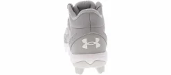 Athletic & Sneakers|Athletics & Sneakers|UNDER ARMOUR Leadoff Mid RM 3.0 Youth Kids’ (11-6) Mid Top Baseball Cleat Grey