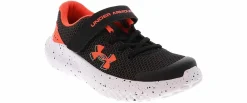 Athletics & Sneakers|UNDER ARMOUR Surge 4 AC Youth Boys’ (11-3) Running Shoe Black
