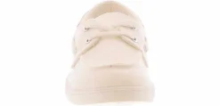 Canvas Shoes|Flat|UNIONBAY Union bay Fairway Canvas Women's Boat Shoe White